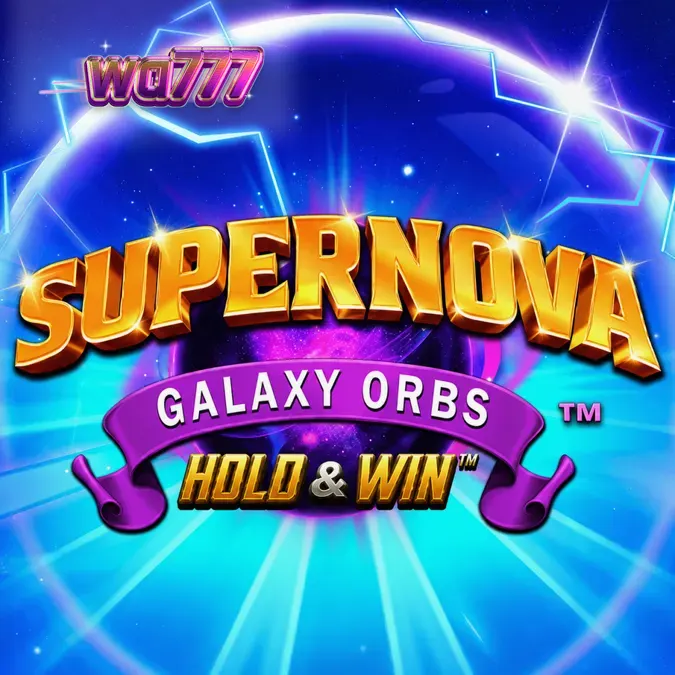 Supernova Galaxy Orbs Hold & Win سلاٹ کا خلائی تھیم والا انٹرفیس